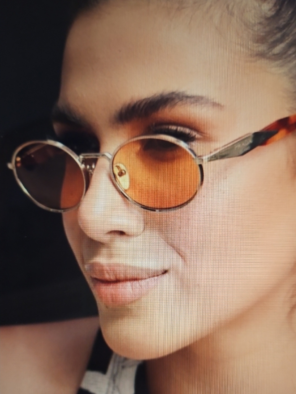PRADA: PR65Z Oval Lens Sunglasses